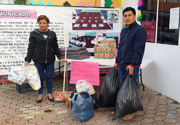 Mantiene CEDH abiertos Centros de Acopio para apoyar a damnificados de Acapulco