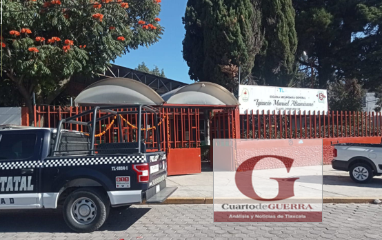 Roban copioso botín en la Secundaria General de Zacatelco