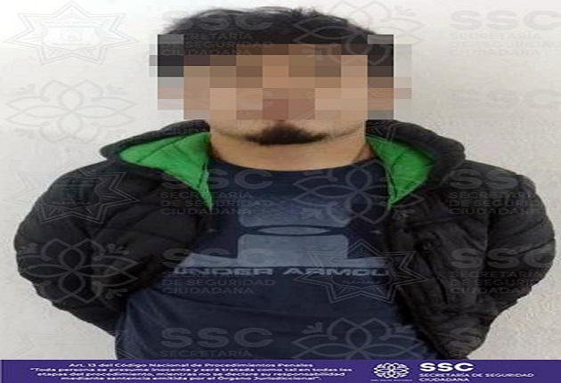 Asegura SSC a presunto narcomenudista, en Tequexquitla