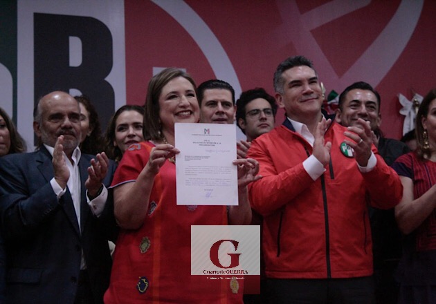 Xóchitl Gálvez se registra como precandidata del PRI a la Presidencia de México