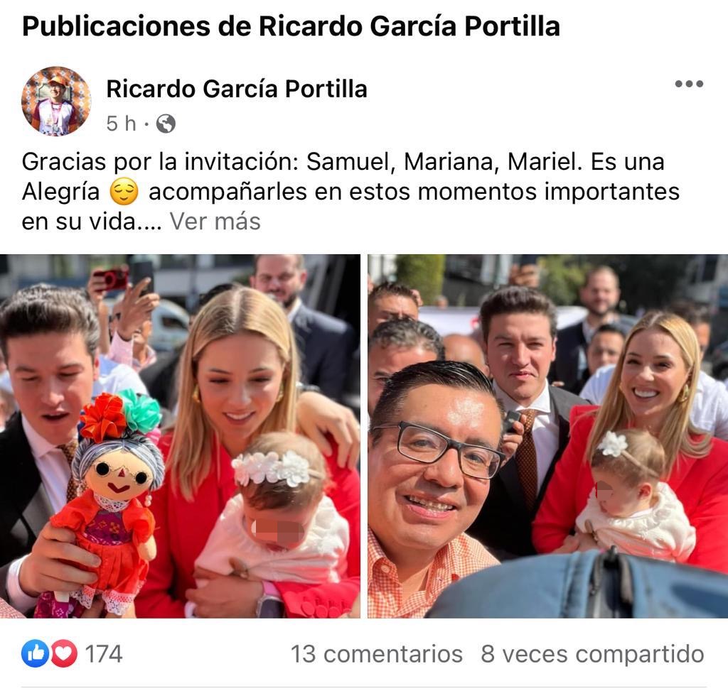 Acompaña García Portilla a Samuel García a su registro como precandidato de MC