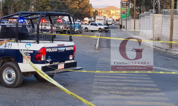 Con una bala en la cabeza ejecutan a un hombre, en la entrada a Santa María Texcalac, Apizaco