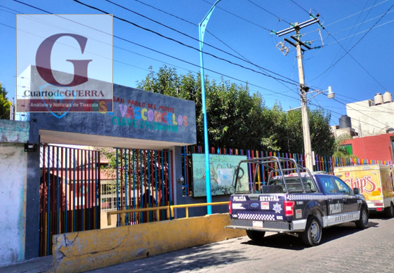 Imparable ola de robos en Tlaxcala: Ahora un jardín de niños en San Pablo del Monte fue víctima de la delincuencia