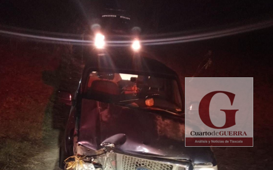 Muere hombre tras choque en Atltzayanca