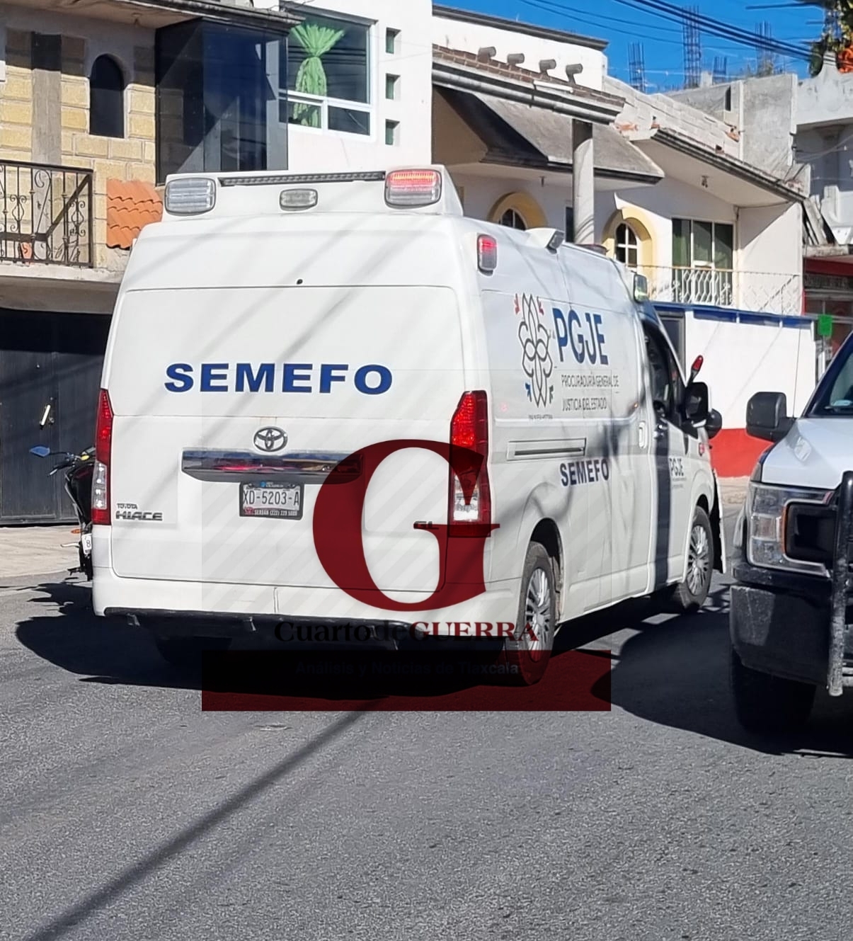 Fallece estudiante de primaria tras ser atropellado por unidad de transporte público, en Chiautempan