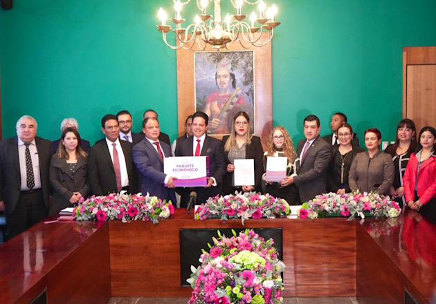 Recibe Congreso Paquete Económico para el ejercicio fiscal 2024