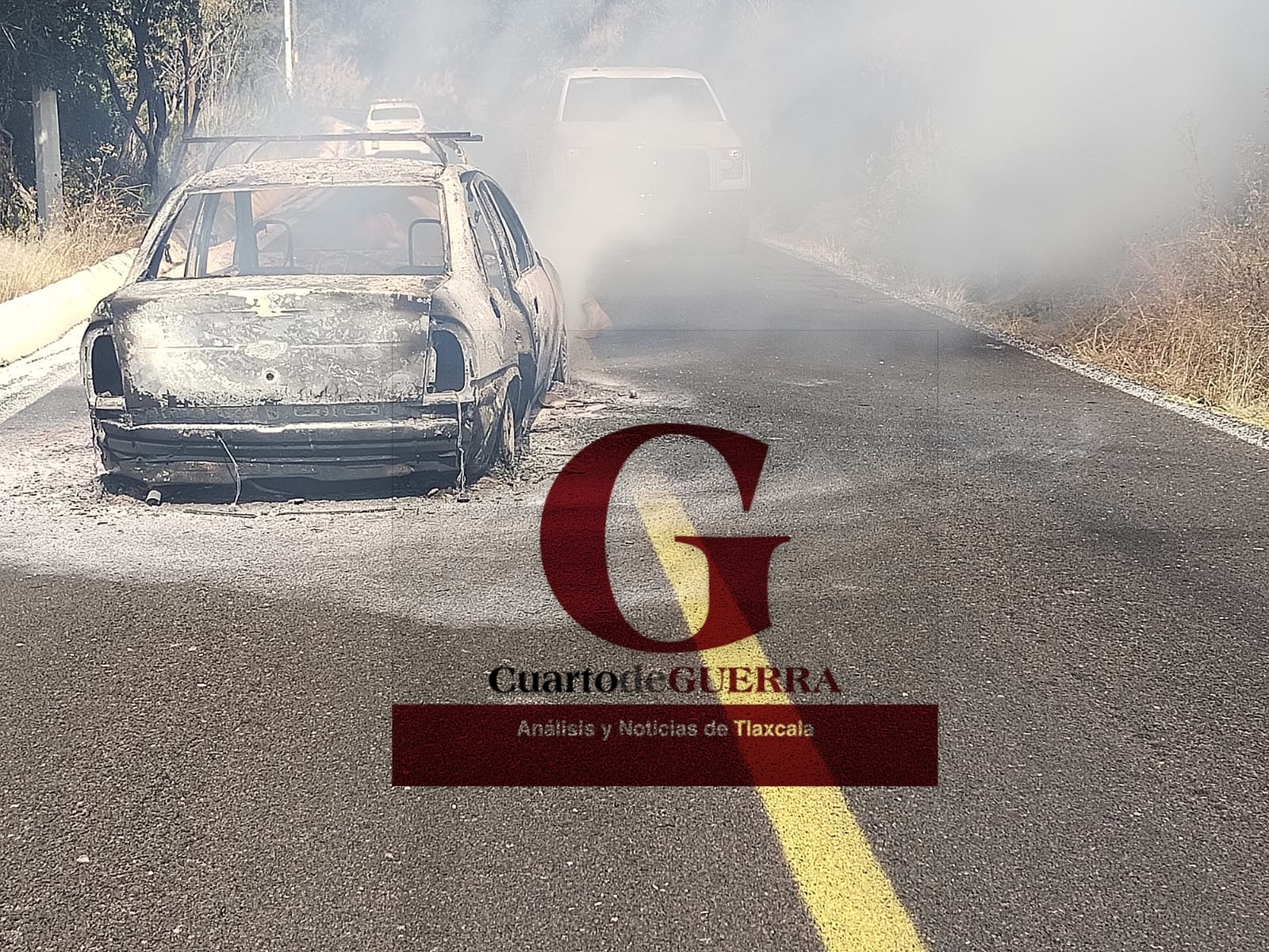 Arde en llamas vehículo, en Ixtacuixtla