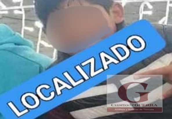 Localizan con vida a menor desaparecido en Tlaxco
