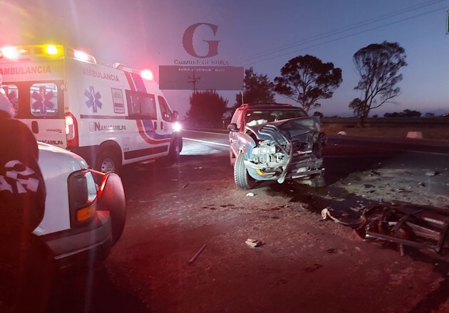 Deja un lesionado aparatoso choque, en Nanacamilpa