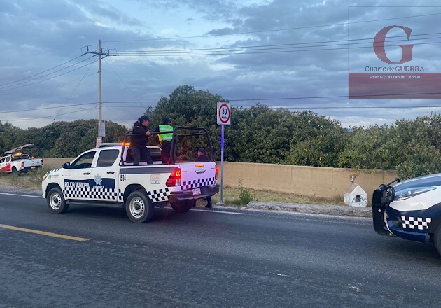 En persecución detienen a probables asaltantes en Huamantla