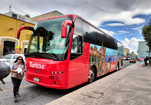 Recibe Huamantla a visitantes del Turitour ADO