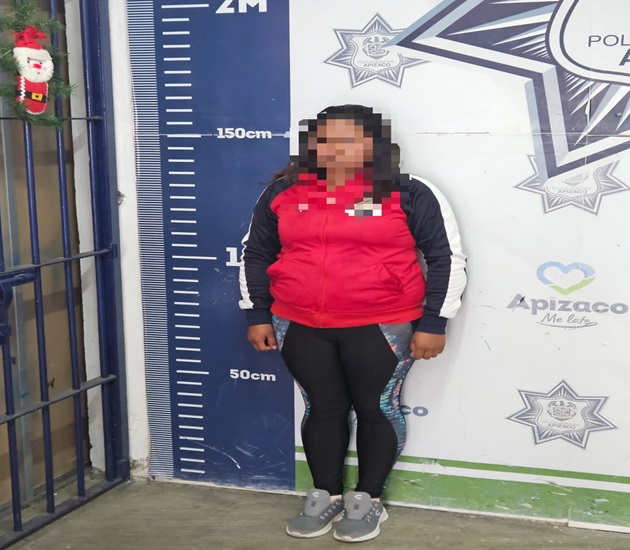 Policía de Apizaco detiene a mujer por conducir motoneta con reporte de robo