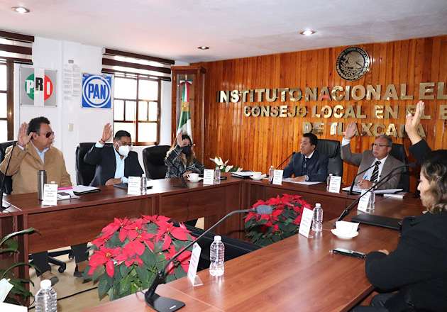 Quedan integradas comisiones del INE Tlaxcala para el proceso electoral federal 2023-2024