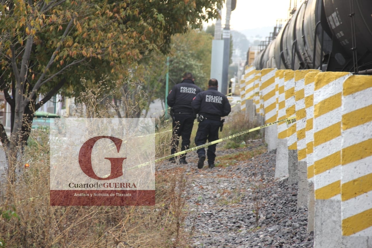 Asesinado abandonan a un hombre, en vagones de tren, en Apizaco