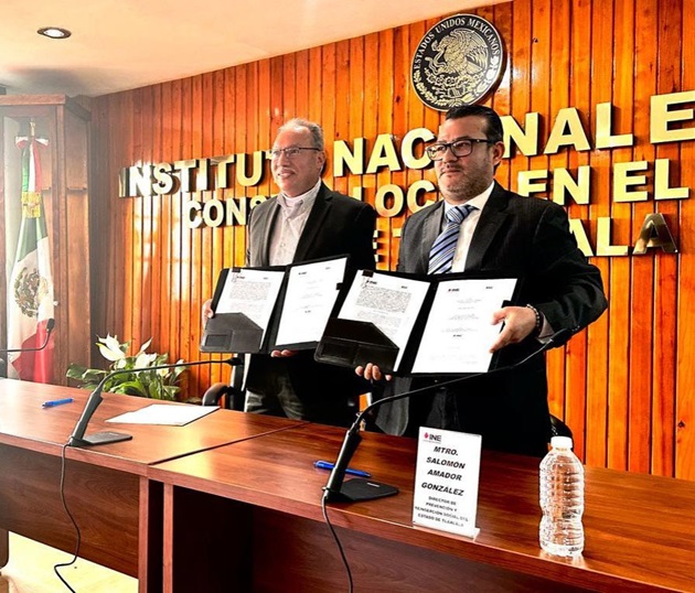 Firman SSC e INE convenio de colaboración a favor de personas privadas de la libertad