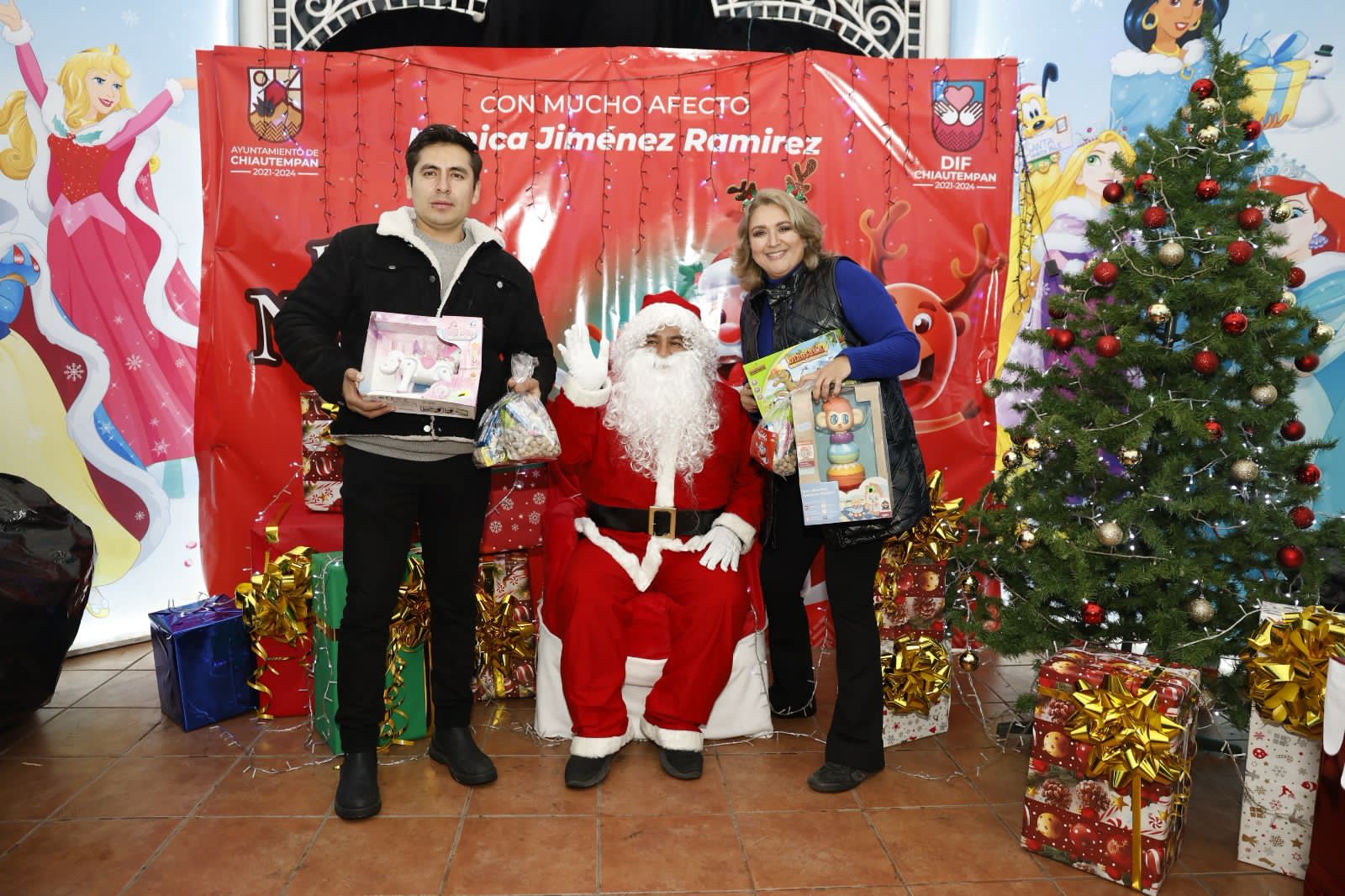 Todo un éxito la gran posada infantil organizada por el SMDIF en Chiautempan