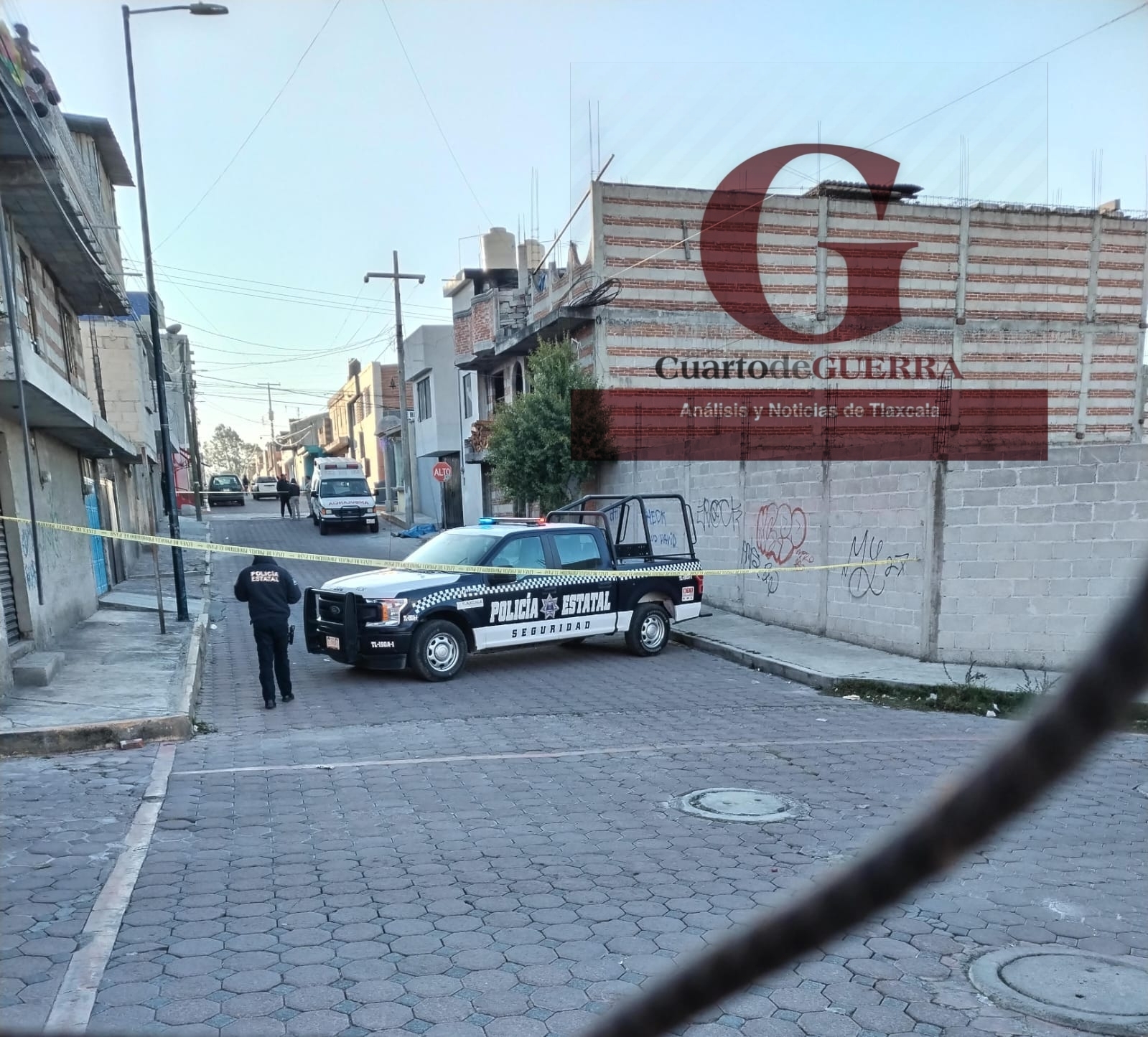 En San Pablo del Monte, fallece un hombre en vía pública; se presume congestión alcohólica como la causa