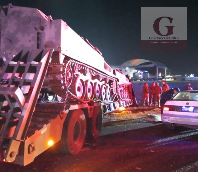 Carambola en Calpulalpan deja varios lesionados y daños materiales
