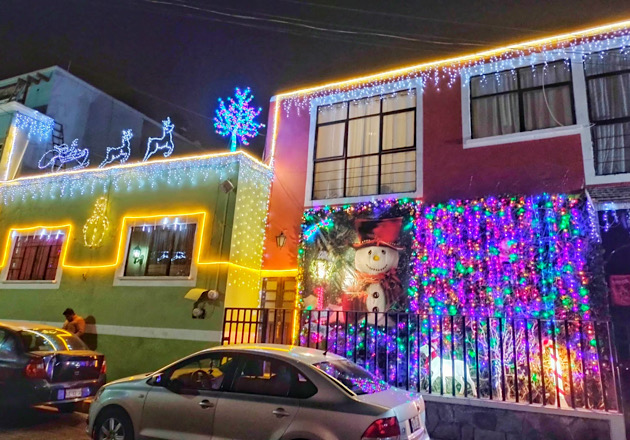 Deslumbrante y creativo el concurso de fachadas navideñas en Huamantla