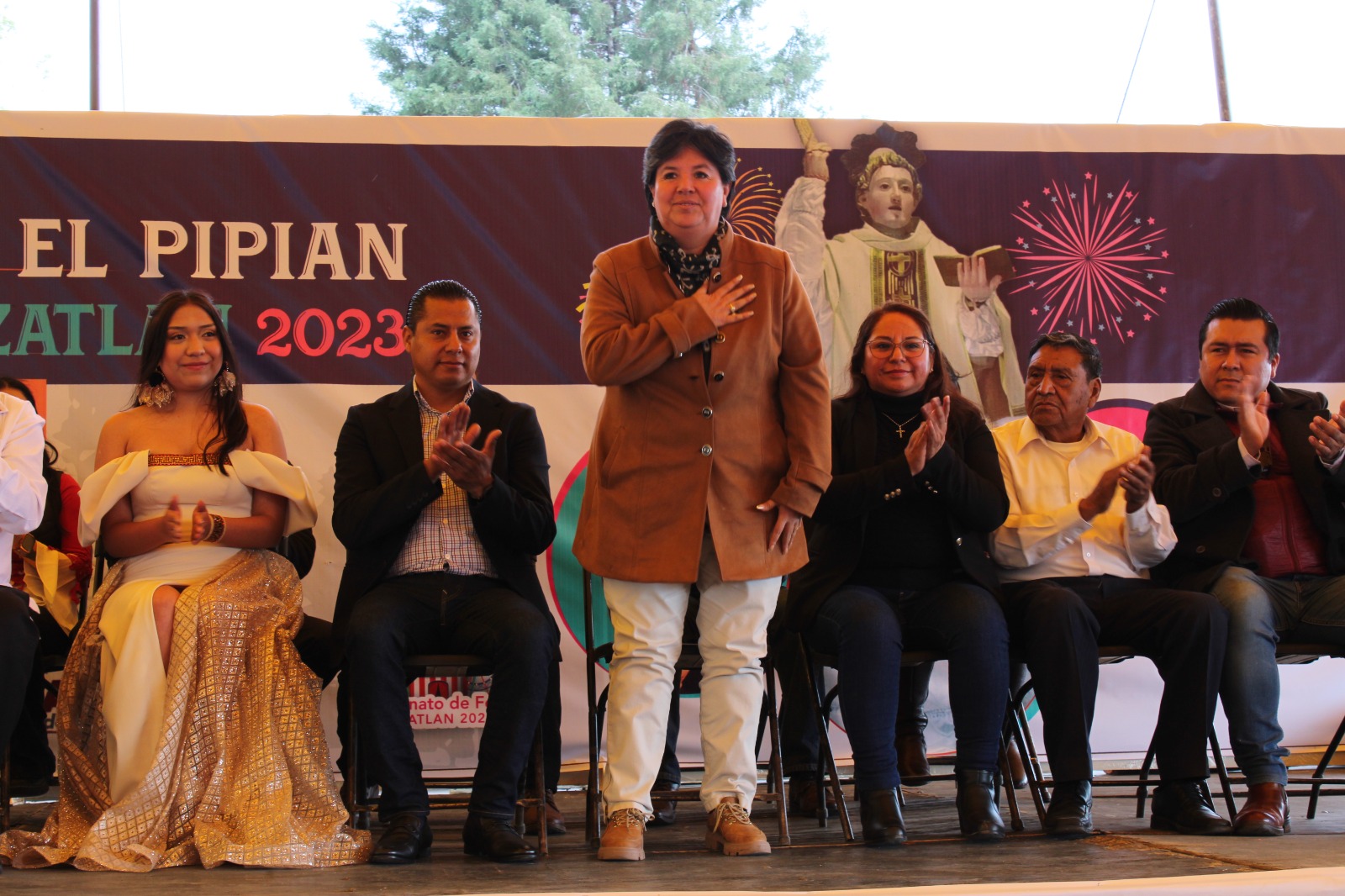 Participa Maribel Pérez Arenas, en la feria del bastón y del pipián en Tizatlán