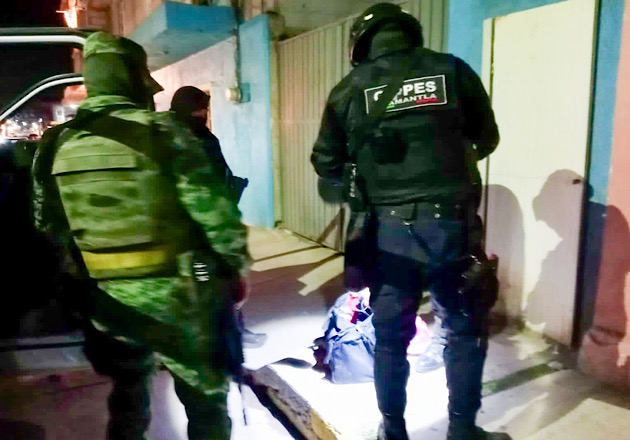 Ejecutan Policía de Huamantla y Sedena operativo de seguridad en San José Xicohténcatl