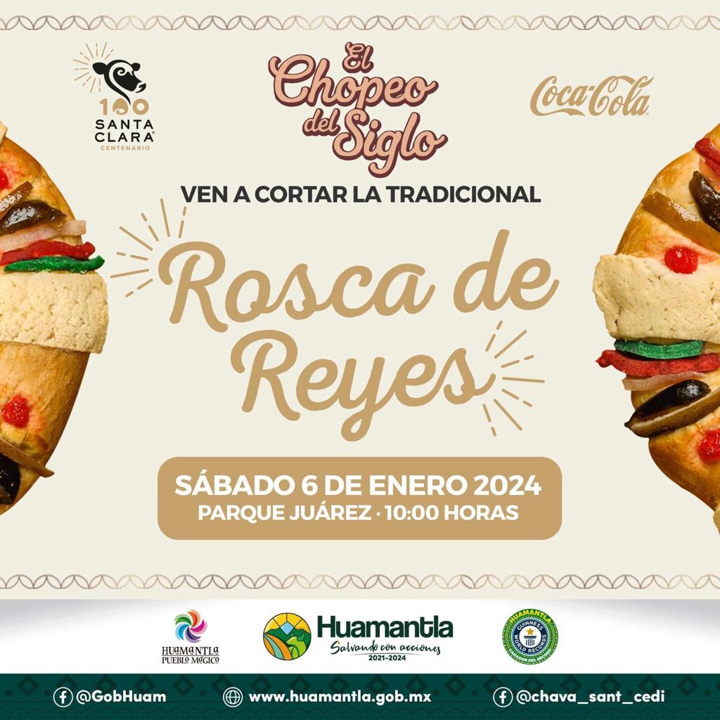 Invita Salvador Santos Cedillo al gran festejo de Día de Reyes en el Parque Juárez de Huamantla