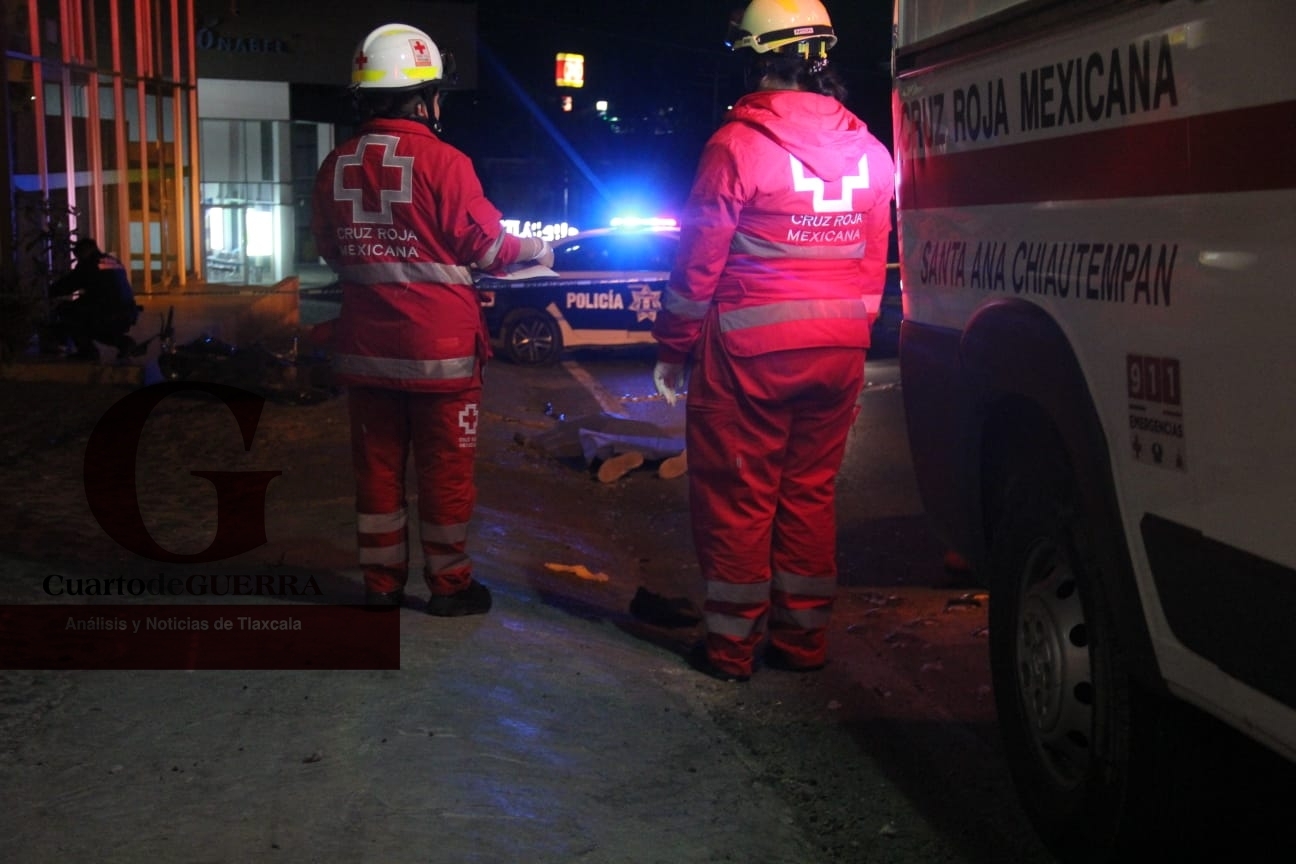 Muere motociclista en la carretera Ocotlán-Chiautempan
