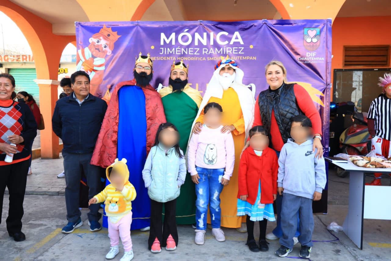 Mónica Jiménez lleva sonrisas a las niñas y niños de las comunidades por Día de Reyes