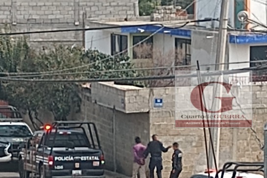Detienen a ladrón que hurtaba un domicilio en Atlahapa, Tlaxcala
