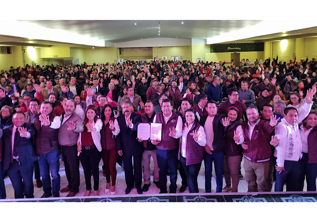 Morena concreta  acuerdo  de unidad en Apizaco