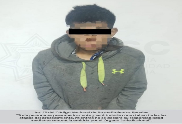 Frustra Policía Estatal robo a un comercio de Tlaxcala Capital