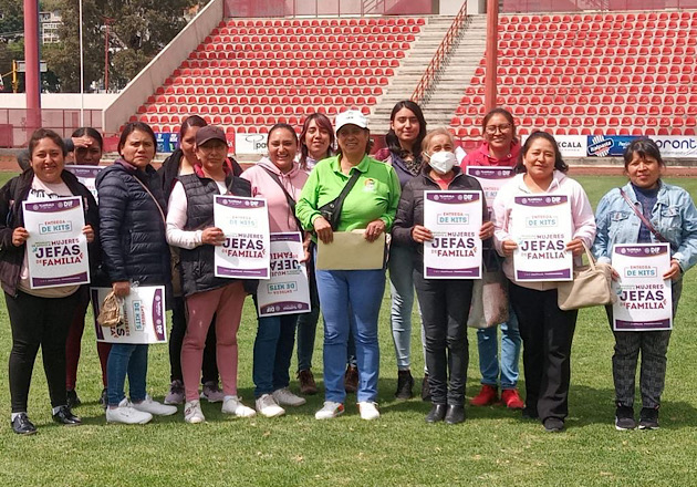 Se benefician 15 mujeres huamantlecas con el programa 'Mujeres jefas de familia'
