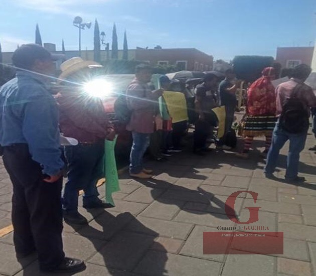 Exigen ejidatarios de Terrenate justicia por presunto despojo de predios