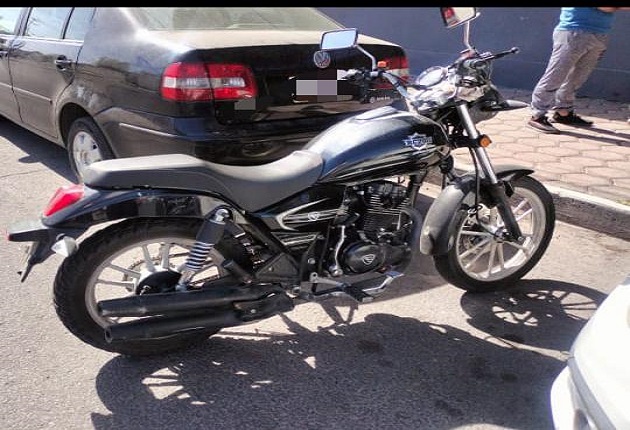Recupera Policía de Apizaco motocicleta con reporte de robo