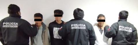 Aprehende PGJE en Acuitlapilco, Tlaxcala, a tres masculinos por desaparición cometida por particulares