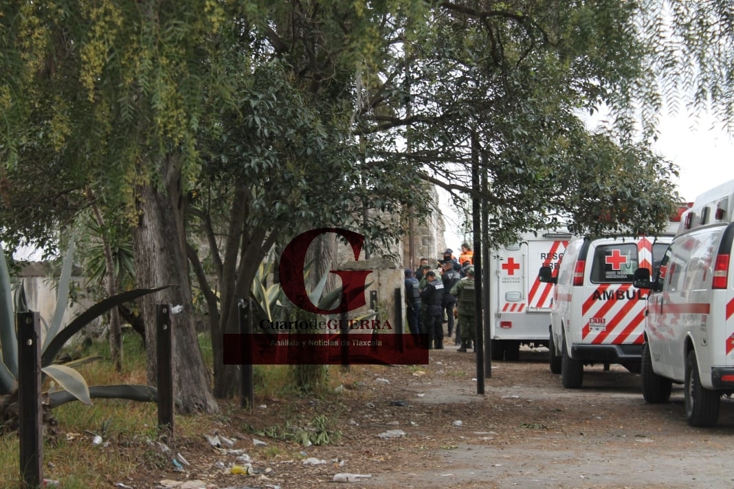 Rescatan cadáver de un hombre al interior de un pozo, en Huamantla
