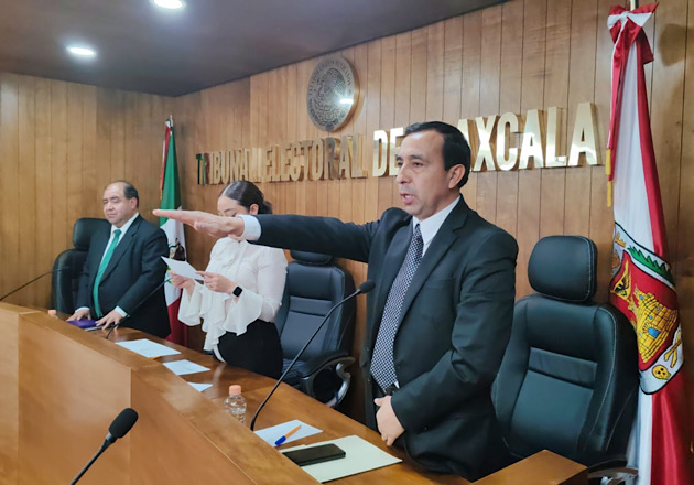 Magistrado Lino Noé Montiel Sosa asume presidencia del Tribunal Electoral de Tlaxcala