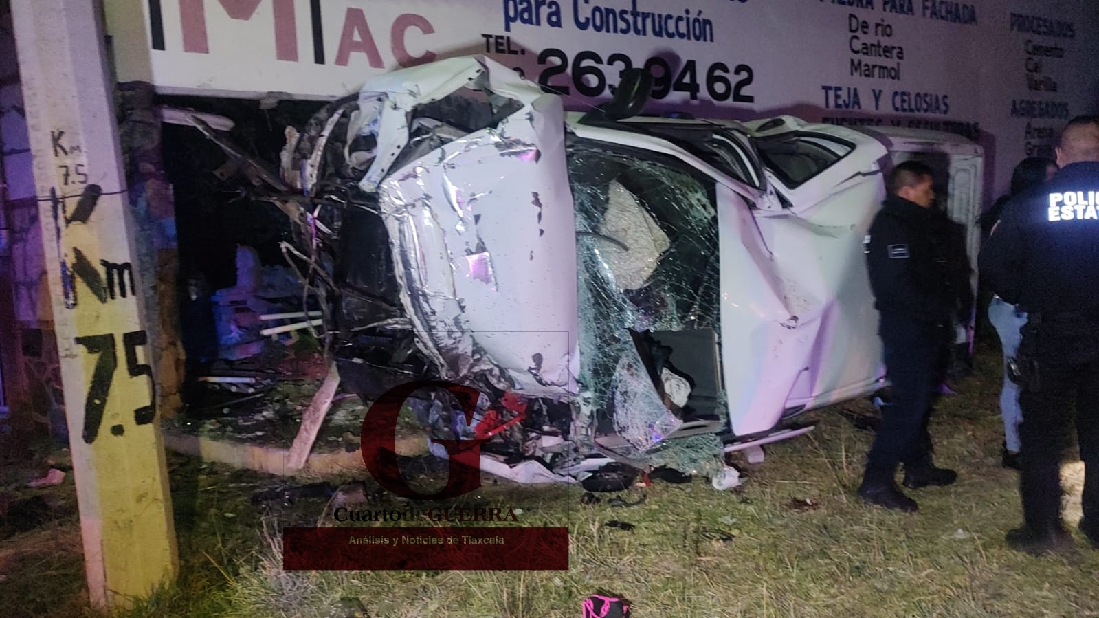 Bebé muere en el hospital tras aparatoso accidente, en San Pablo del Monte
