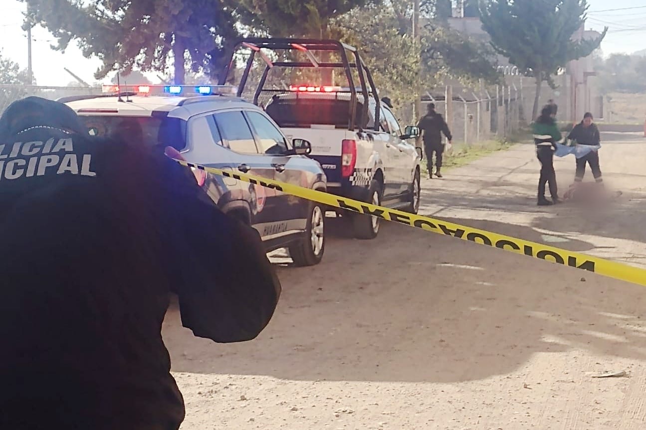 Atienden policías y protección civil de Huamantla reporte de persona sin vida