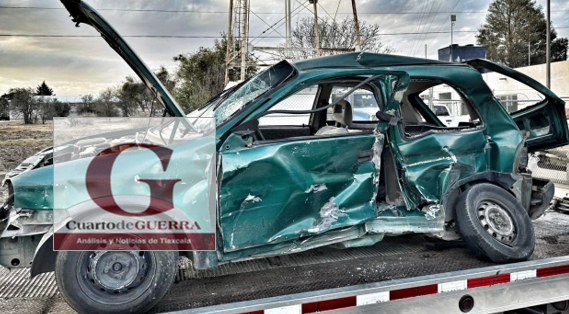 Una persona sin vida deja choque de patrulla de Yauhquemehcan