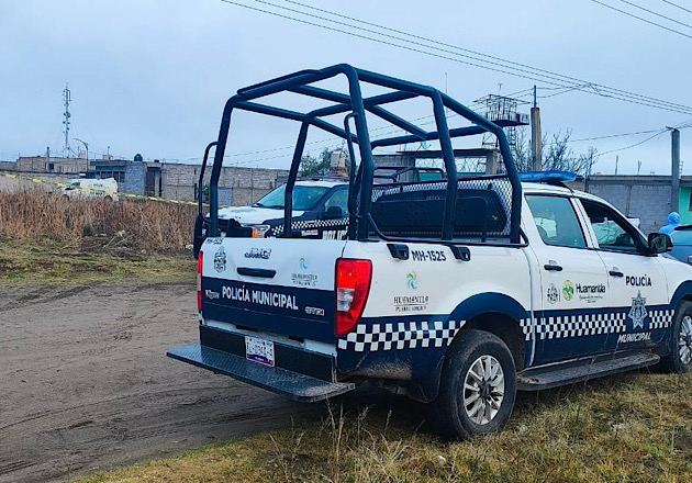 Acordona Policía de Huamantla zona donde fue encontrado el cuerpo de una persona sin vida