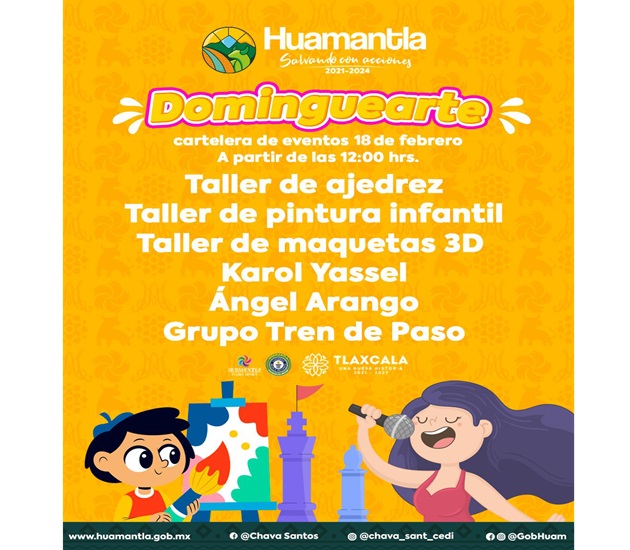 Disfruta de Dominguearte con música en vivo en el Parque Juárez de Huamantla