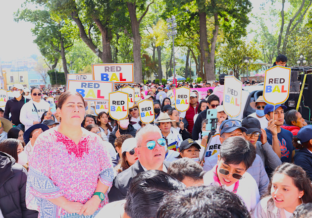 RED BAL participa en Marcha por la Democracia; Blanca Águila exige respeto a garantías individuales