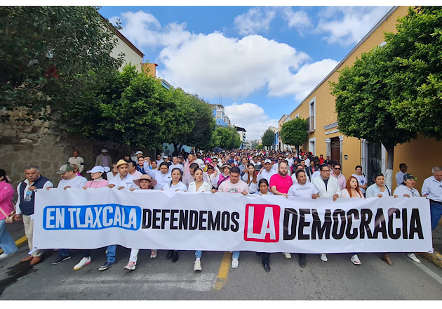 Pese a intento de represión, el pueblo salió a las calles para defender a las instituciones: Minerva Hernández