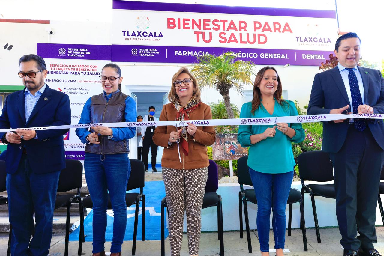 Inaugura Lorena Cuéllar ‘Unidad de bienestar para tu salud’ en Teolocholco
