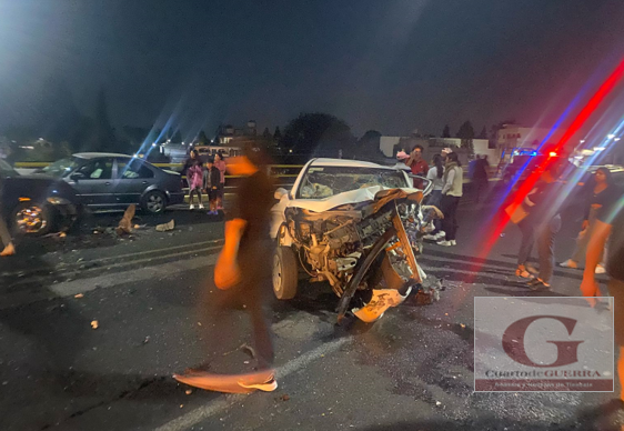 Pierde la vida un hombre en accidente vehicular en Zacatelco; se reportaron cinco lesionados