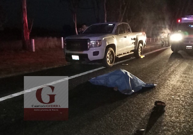 Pierde la vida un hombre al ser atropellado en la Huamantla-Apizaco, en Tocatlán