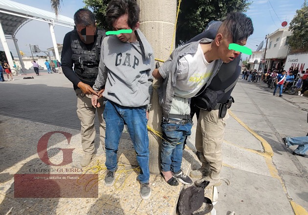 Casi linchan a dos sujetos por robar en Villalta, Tepetitla