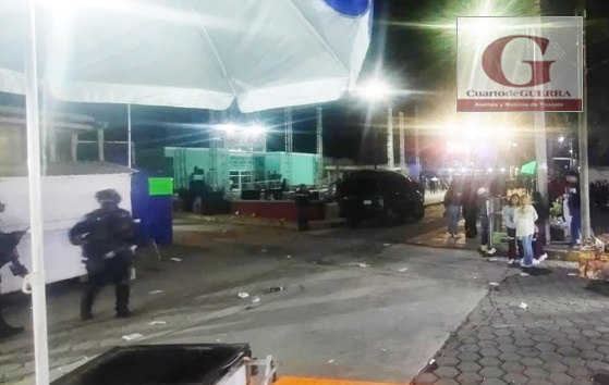 Seguridad Pública de Huamantla garantiza el orden en evento musical de San José Xicohténcatl
