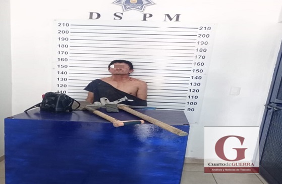 Dan tremenda golpiza a supuesto ladrón, en San Pablo del Monte